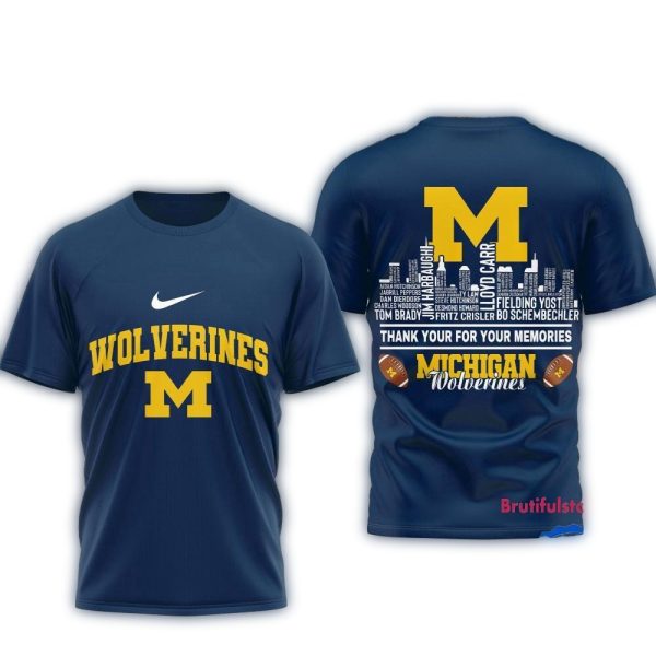 Michigan-Wolverines-Legends-of-the-Game-3D-Shirt-1 Michigan Wolverines Legends of the Game 3D Shirt 1
