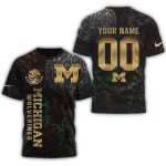 Michigan Wolverines Mexican Heritage All Over Print T Shirt
