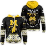 Michigan Wolverines Ncaa Trail Of Tears Awareness 1828 1838 All Over Print Hoodie