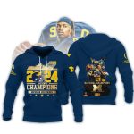 Michigan Wolverines National Champions 2024 All Over Print Hoodie