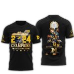 Michigan Wolverines National Champions 2024 All Over Print T Shirt