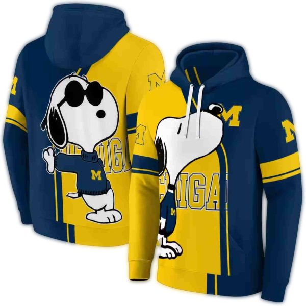 Michigan-Wolverines-Playful-Snoopy-AOP-Hoodie-1 Michigan Wolverines Playful Snoopy AOP Hoodie 1
