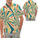Michigan Wolverines Retro Vintage Hawaiian Shirt