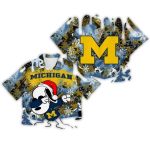 Michigan Wolverines Snoopy Dabbing The Peanuts Hawaiian Shirt