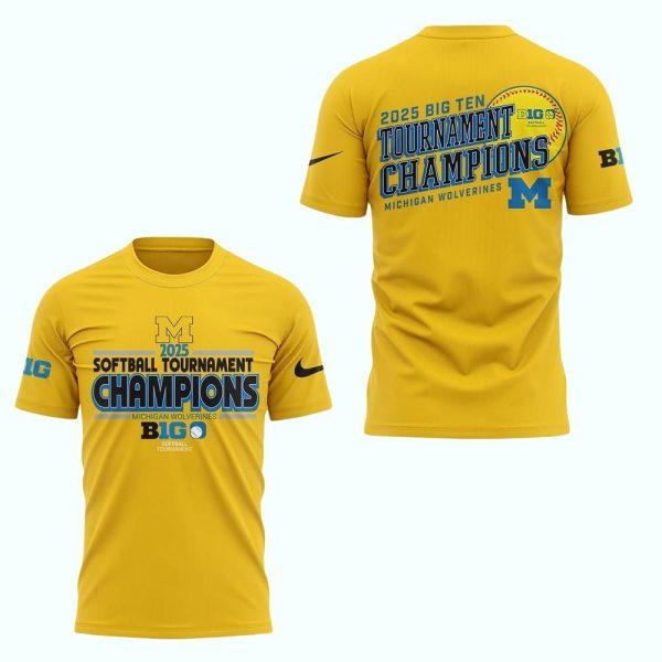 Michigan-Wolverines-Softball-2025-Big-Ten-Tournament-Champions-AOP-T-Shirt-1 Michigan Wolverines Softball 2025 Big Ten Tournament Champions AOP T Shirt 1