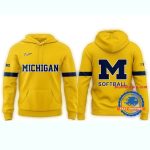 Michigan Wolverines Softball 2025 All Over Print Hoodie