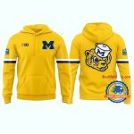 Michigan Wolverines Special Wrigley Field All Over Print Hoodie