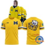 Michigan Wolverines Wrigley Field All Over Print T Shirt