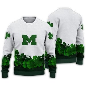Michigan Wolverines St Patricks Day Ugly Sweater
