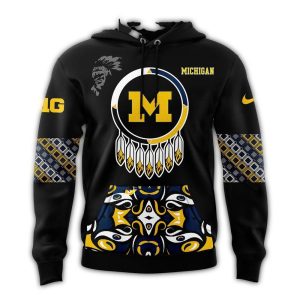 Michigan Wolverines The Memories 2024 Native American Heritage Month All Over Print Hoodie