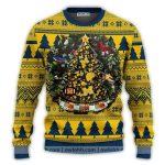 Michigan Wolverines Tree Ball Ugly Sweater