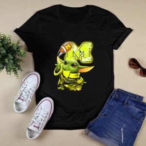 Michigan Wolverines Yoda Style Football Fan Craze T-Shirt