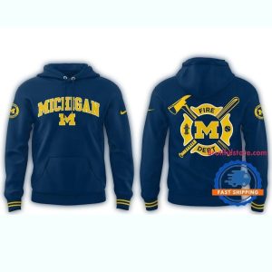 Michigan Wolverines X Firefighter Appreciation Night All Over Print Hoodie