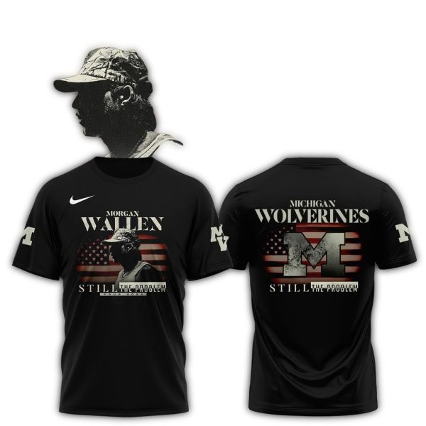 Michigan Wolverines x Morgan Wallen Still The Problem Tour 2026 AOP T Shirt 1