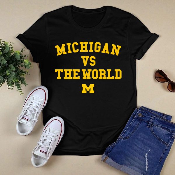 Michigan vs the world shirt Black 1