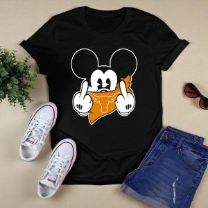 Mickey Mouse Texas Longhorns Bandana Gesture T-Shirt