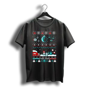 Millennium Falcon Death Star Tie Fighter Santa Vader Stormtrooper T-Shirt