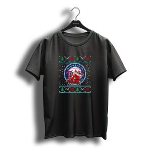 Minnesota Twins Christmas Santa Scooter Ugly Sweater Baseball Club T-Shirt