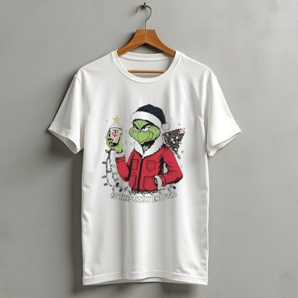 Minnesota Twins X Grinch Is This Jolly Enough Merry Christmas T Shirt 1 t shirt 1