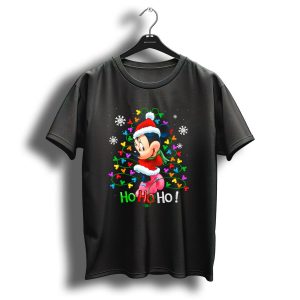 Minnie Mouse Ho Ho Ho Christmas Lights T Shirt