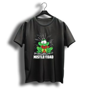 Mistle Toad Green Frog Funny Christmas T-Shirt