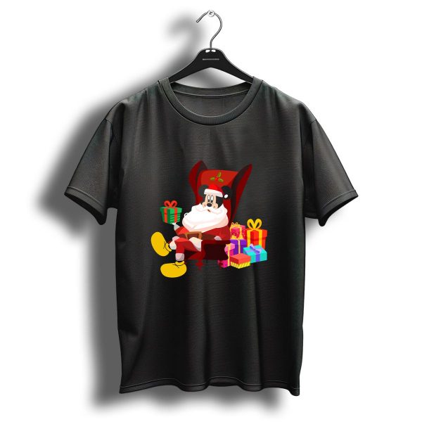 Mk Santa Christmas Mickey Mouse With Gifts Iconic Disney Holiday T Shirt 1 t shirt 1
