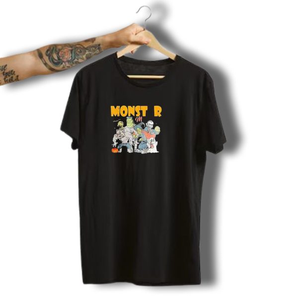 Monst M R Monster Mash Vintage Ghost Halloween T Shirt t shirt 1