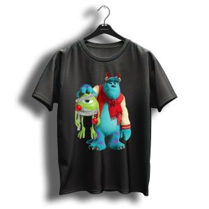 Monsters University Mike And Sulley Christmas Holiday Pixar Disney T Shirt