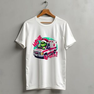 Move Grinch Christmas Ambulance Driver T-Shirt