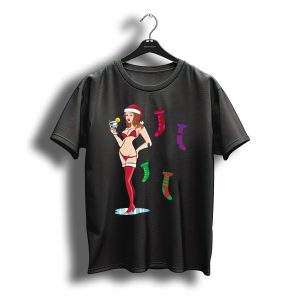 Mrskids T-Shirt Fclaus Santa Claus Hoe Hoe Hoe Christmas Martini T-Shirt