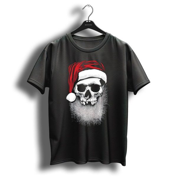 Muerto Father Christmas Skull Santa Hat Beard T Shirt 1 t shirt 1