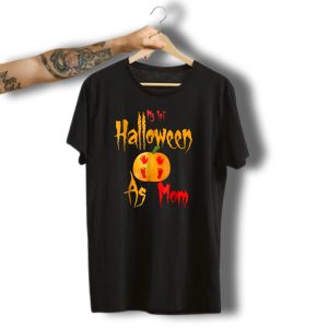 My 1St Halloween As Mom Pumpkin With Baby Footprints And Handprints T-Shirt