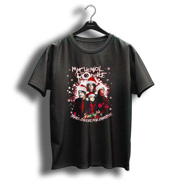 My Chemical Romance Three Cheers For Christmas Santa Hats T Shirt 1 t shirt 1