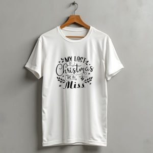 My Last Christmas As A Miss 2024 Festive Season Bridal T Shirt 1
