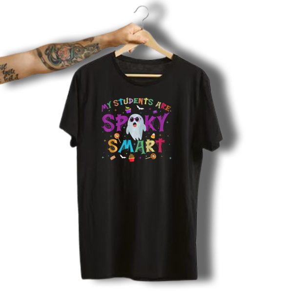 My Students Are Spooky Smart Halloween Ghost Candy Fun T Shirt t shirt 1