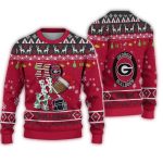 Georgia Bulldogs Football Ho Ho Ho Ugly Christmas Sweater