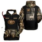 Personalized Georgia Bulldogs Sporty Camo Hunting Style All-Over Print Hoodie