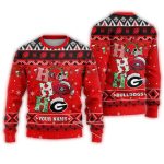 Georgia Bulldogs Ugly Sweater Custom Name Wool Sweater