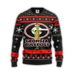 Georgia Bulldogs Ugly Sweater Funny Grinch Ugly Christmas Sweater