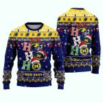 Michigan Wolverines Ugly Sweater Custom Name Wool Sweater