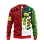 Michigan Wolverines Ugly Sweater Grinch Scooby Doo Ugly Christmas Sweater