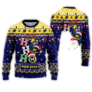 Personalized Notre Dame Fighting Irish Ugly Sweater