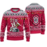 Ohio State Buckeyes Football Ho Ho Ho Ugly Christmas Sweater