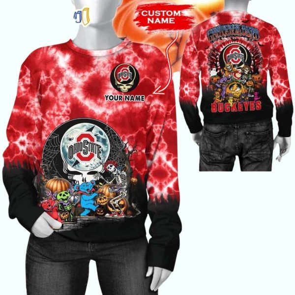 NCAA Ohio State Buckeyes Special Football Halloween Limited New Sweatshirt Hoodie T Shirt 1