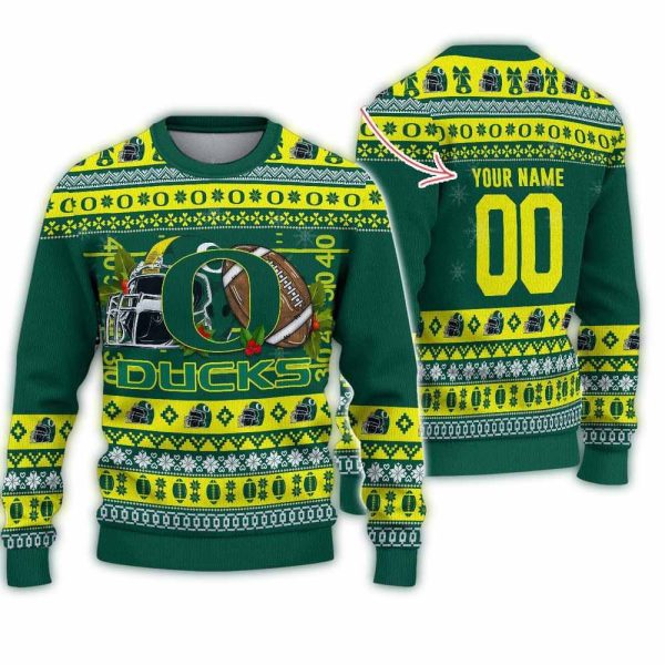 NCAA-Oregon-Ducks-Logo-Team-Football-Custom-Christmas-Ugly-Sweater-1 NCAA Oregon Ducks Logo Team Football Custom Christmas Ugly Sweater 1