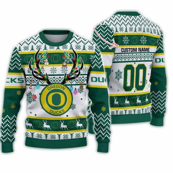 NCAA-Oregon-Ducks-Special-Reindeer-Light-Ugly-Christmas-Sweater-1 NCAA Oregon Ducks Special Reindeer Light Ugly Christmas Sweater 1