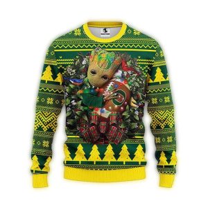 Oregon Ducks Groot Christmas Ugly Sweater