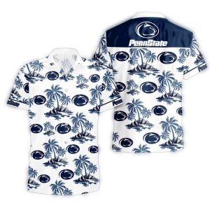 Penn State Nittany Lions Sporty Aloha Summer Hawaiian Shirt