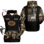 Ncaa Penn State Nittany Lions Sporty Camo Hunting All-over Print Hoodie