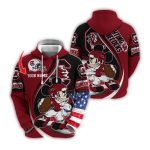 South Carolina Gamecocks Hoodie Mickey Mouse 100 Year Anniversary All-Over Print Hoodie